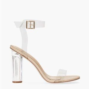 Hanna Transparent Heeled Sandal